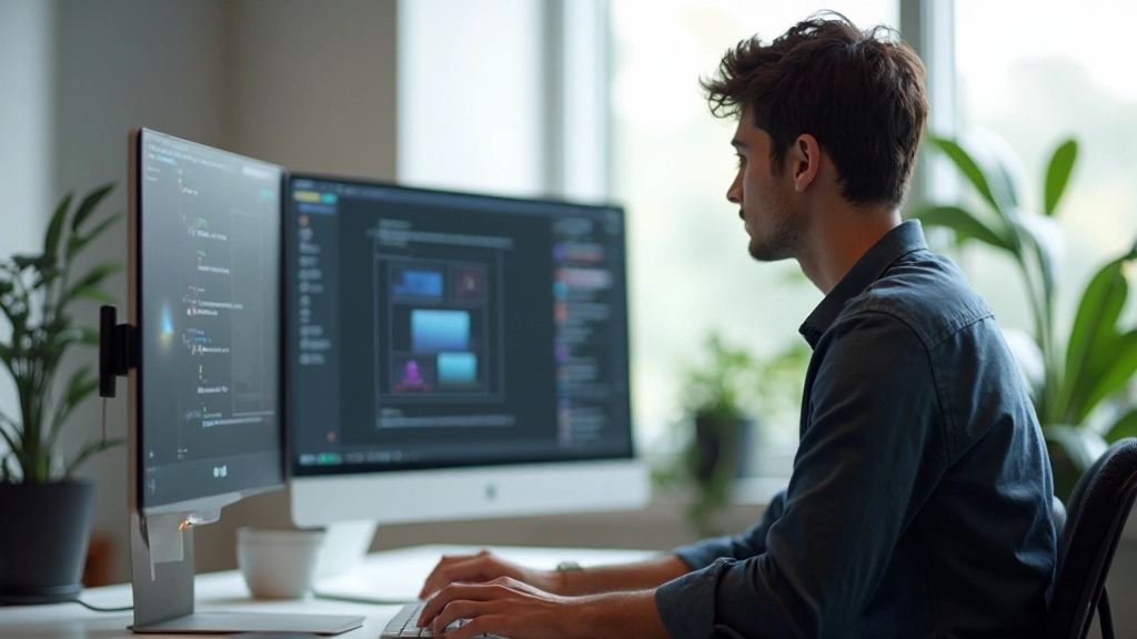 Профессиональный дизайнер работает в Figma с прототипом мобильного приложения