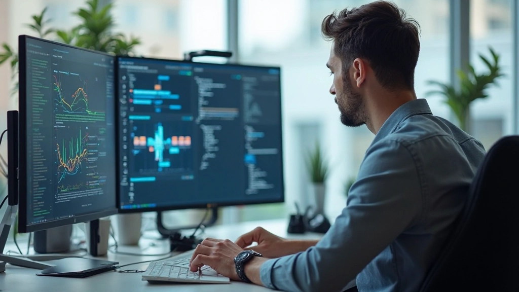 Несколько интерфейсов различных инструментов прототипирования на больших экранах